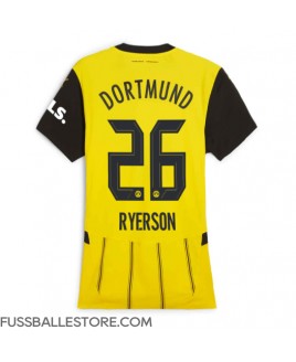 Günstige Borussia Dortmund Julian Ryerson #26 Heimtrikot Damen 2024-25 Kurzarm